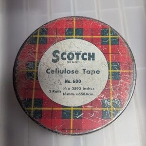 Vintage Scotch Cellulose Tape Tin